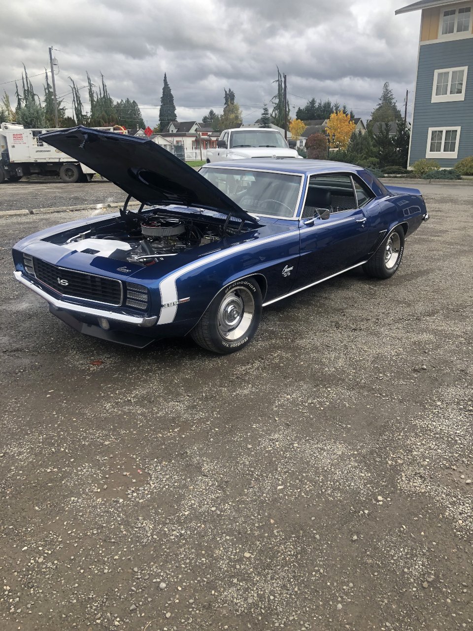 Customer's 1969 Camaro SS in for transmission work at the shop