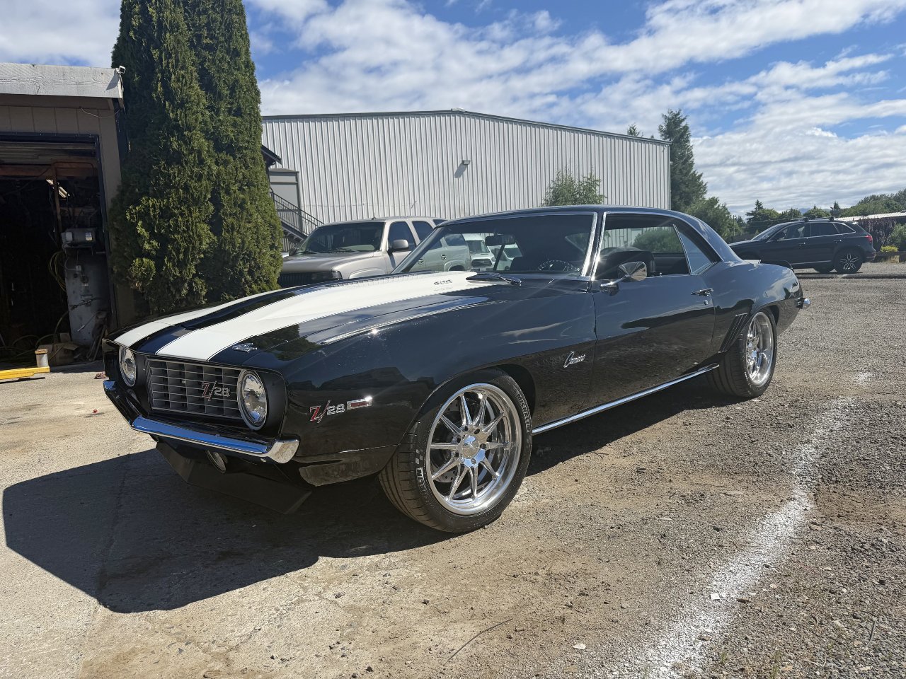 Customer's 1969 Camaro Z/28 restomod at the shop